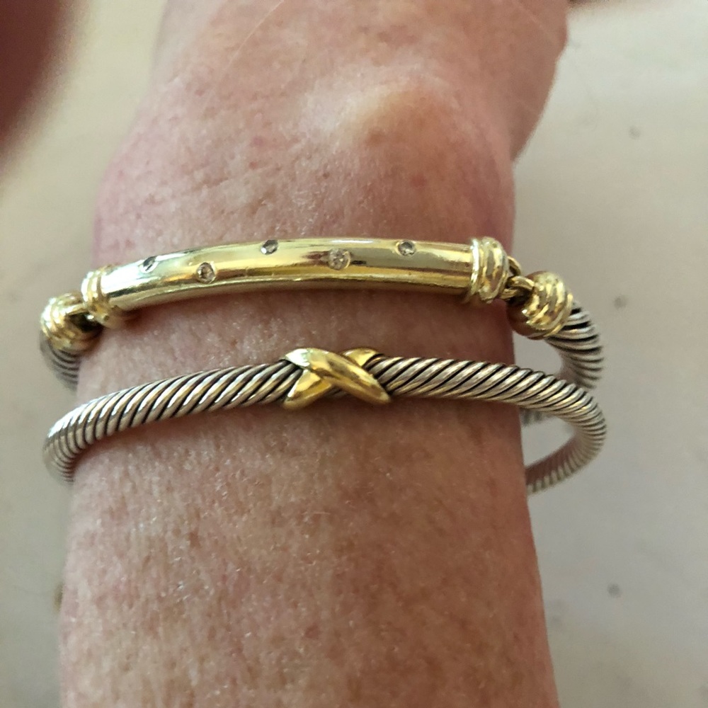 David Yurman set of bracelets